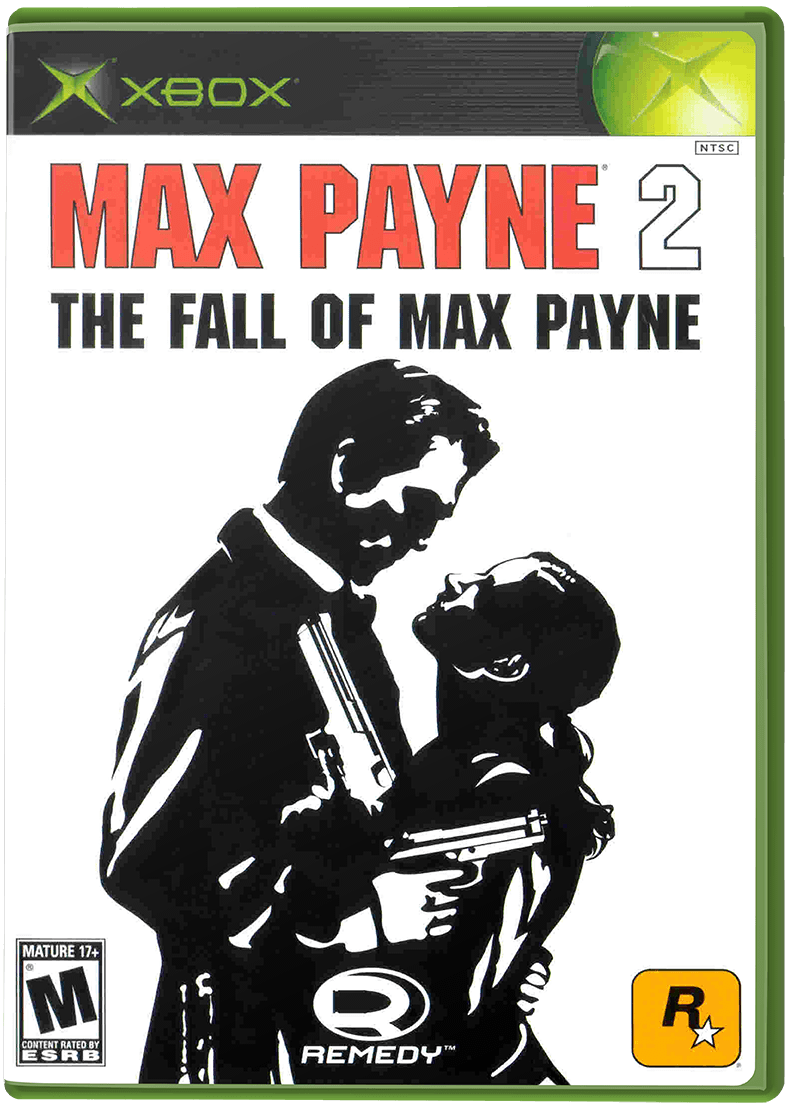 Max Payne 2 Fall of Max Payne box art for Xbox